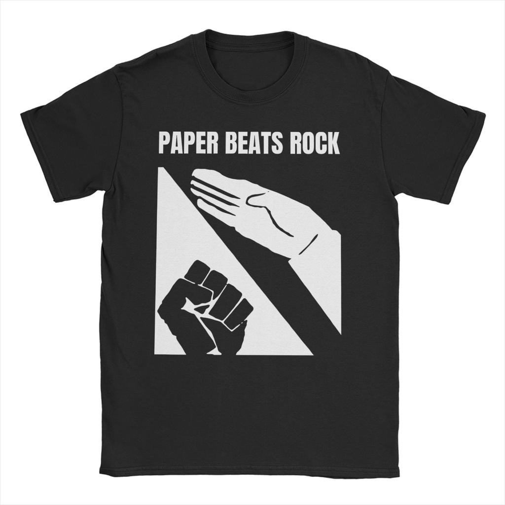 Pánské Dámské Papír Poráží Kámen Meme Tričko 100% Bavlna Oblečení Novinka Krátký Rukáv Kulatý Výstřih Trička Plus Size Tričko