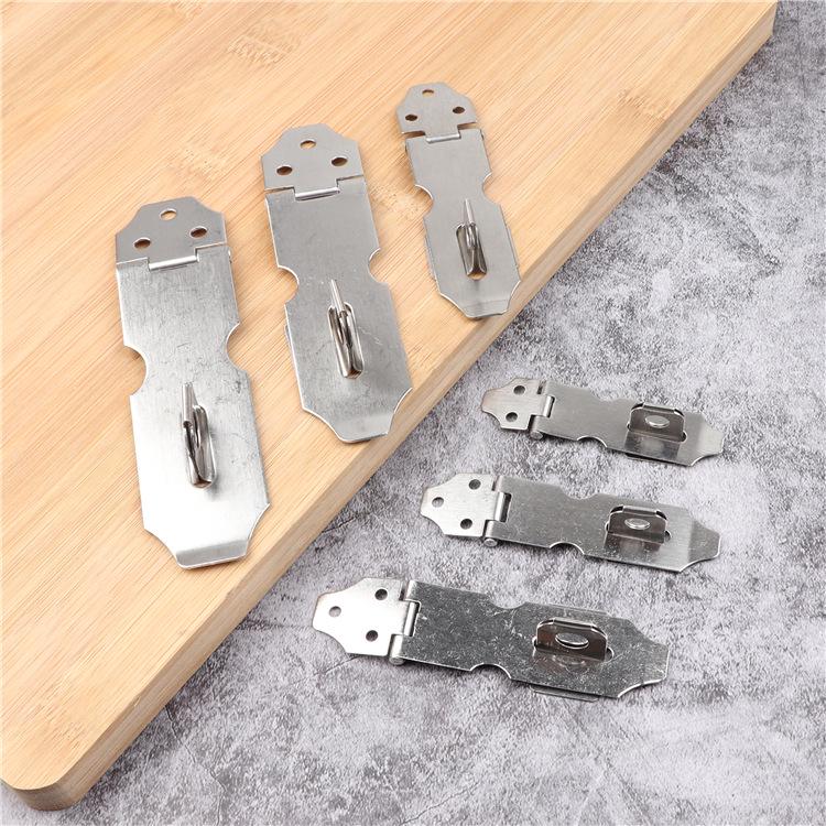 Stainless Steel 4-Inch Lockable Cabinet/Drawer Latch with Thickened Buckle