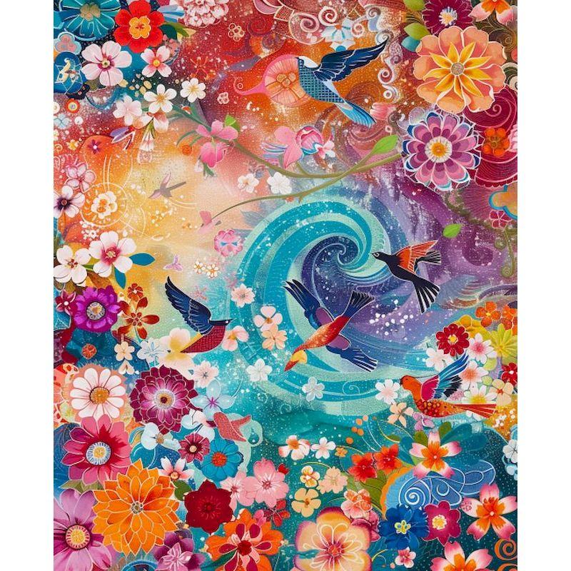 

GATYZTORY Frame DIY Painting By Numbers Flowers Handpainted Kits Vase Acrylic Paints Canvas Drawing Unique Gift Digital Painting 20x30cm No Frame