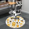 1pc Birds Nature Office Round Area Rug, Indoor Mat Suitable ForOffice, Under Office Chairs Bedroom Living Room Home Decor, Room Deco 037