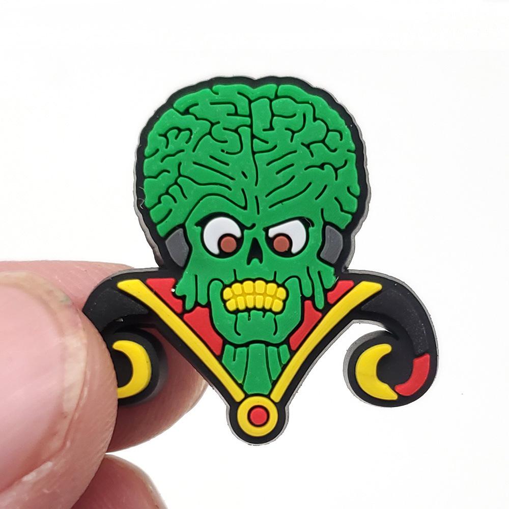 Halloween Eve Horror Movie Character Croc Shoe Buckles - Soft PVC Rubber Accessories