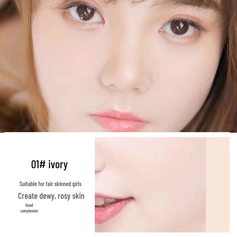 Rose Age No-Cakey Nude BB Cream Foundation & Primer with Butterfly Puff