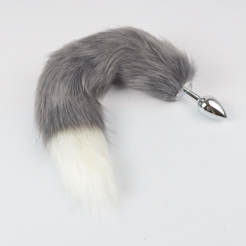 Anal Plug Tail Fox Sexy Toys Stainles Steel Butt Plug  Game Cosplay Anal Sex Toys for Woman Couples Anal Plug with Tail