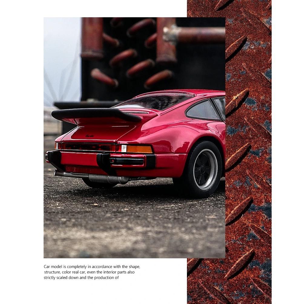 Welly 1/24 1974 Porsche 911 Turbo 3.0 Alloy Sports Car Model Diecast Metal Toy Vehicle Simulation Collection Kids Ornament Gifts