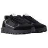 Armani Exchange Leather Lace-Up Thick Sole Mesh Splicing Sneakers 3.6cm Low Top Casual Shoes Men sneakers Black XM002197AF17447MC024