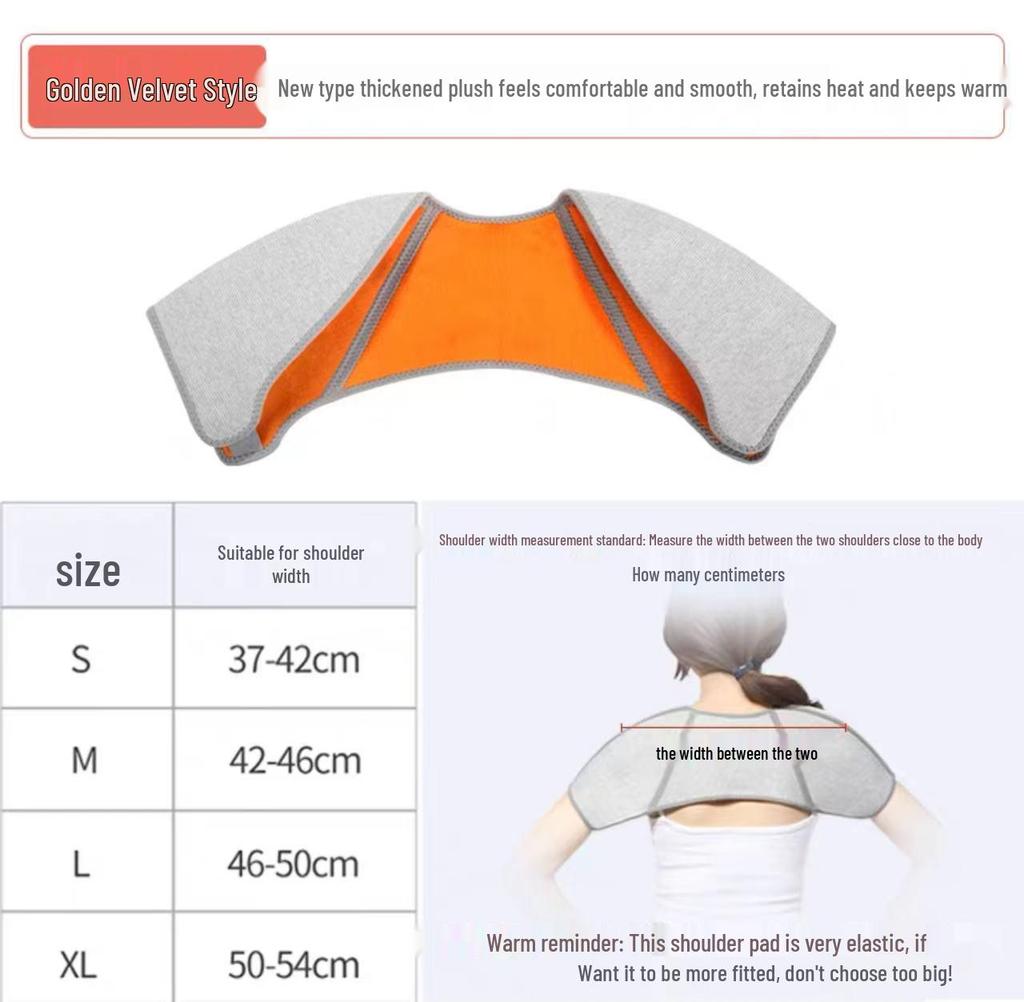Unisex Self-Heating Pure Cotton Shoulder and Neck Cape for Winter Comfort and Cold Protection
