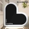 INS Wind Gradient Love Bathroom Absorbent Mat Household Non-slip Bathroom Soft Mat Wedding Diatom Mud Mat