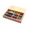 Beaded Rods with Storage Box | Early Arithmetic Exercise Counting Beads Wooden Box, for