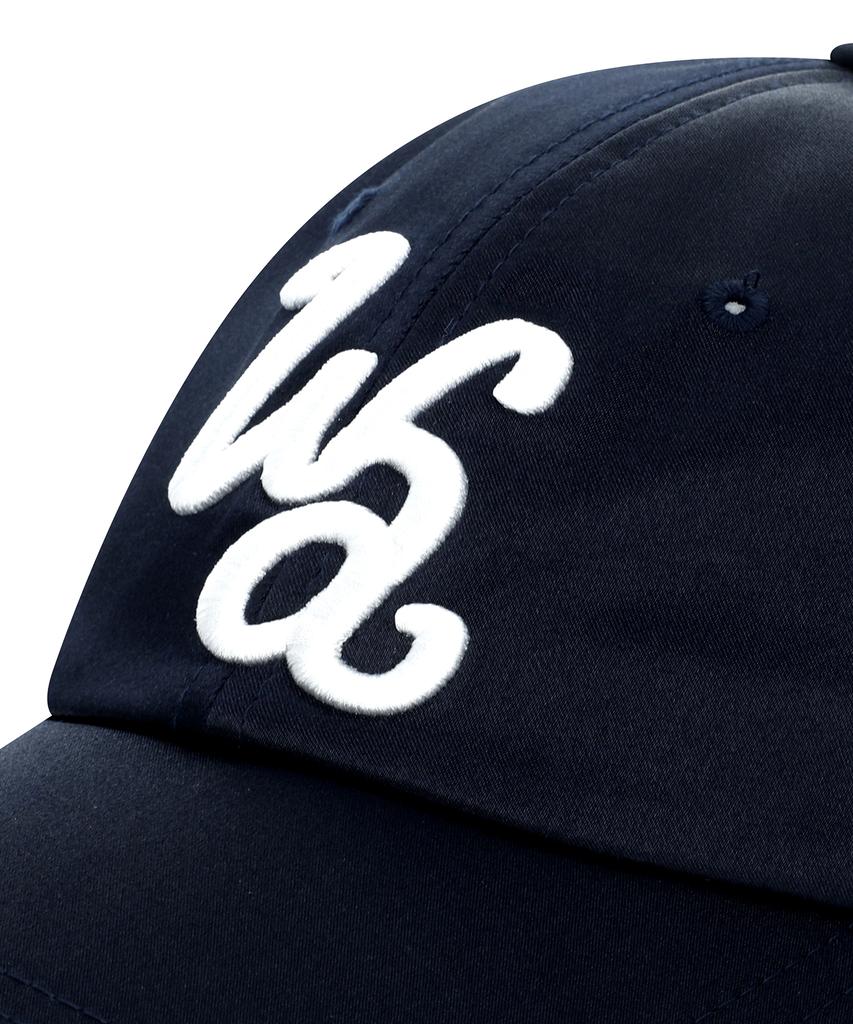 WACKY WILLY Leo Satin Ball Cap Navy
