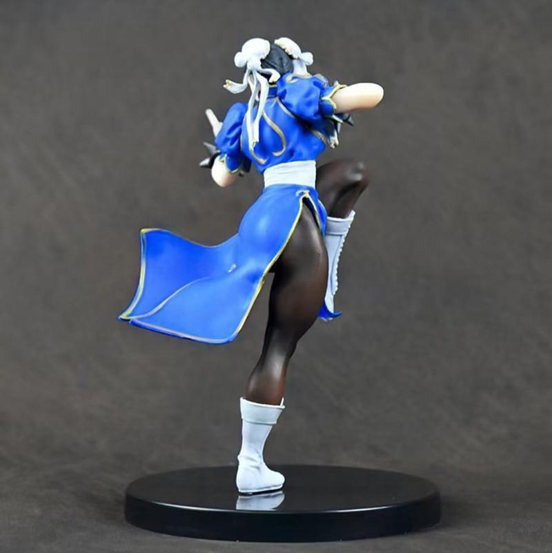 Street Fighter Anime Figure Chun Li Battle Costume Action Figure Collection Model Doll Toys