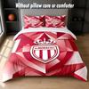 Monaco FC Design Bed Bedding Set 1 Duvet Cover + 2 Pillowcases Soft Breathable Household Bed Linens