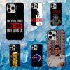 S-Scarfaces Tony M-Montana Phone Case For iPhone 16,15,14,13,12,11,Mini,Pro,SE,MAX White Matte Shockproof Cover
