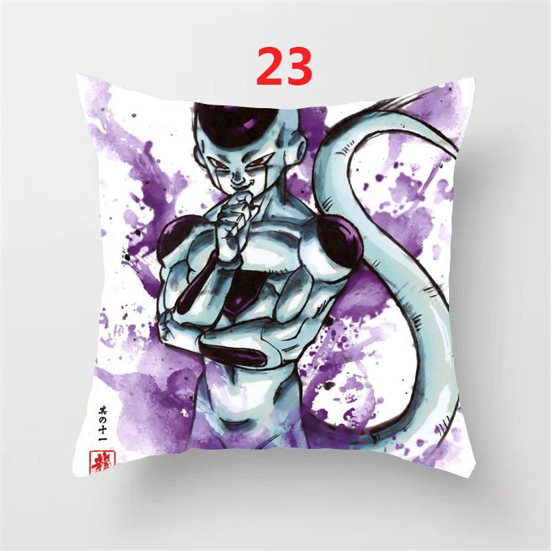Anime Dragon Ball Pillow Cover Cartoons Son Goku Action Figures 45x45cm Square Pillowcase Sofa Decor Cushion Cover Toys Gifts