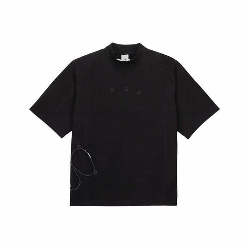 

Nike Solid Color Logo Print Crew Neck American-Style Short Sleeve T-Shirt Unisex EU XS чорний