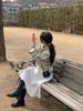 Women's Korean Chic Motorcycle Jacket: Versatile Zippered Long-Sleeve in Spring/Autumn Style