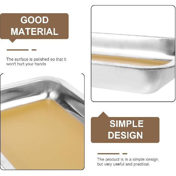 Hemoton Wax Dissection Tray,Stainless Steel Dissection Tray,Premium Anatomy Tray,Wax Dissecting Tray,Dissection Pan with Wax,Lab Dissecting Pan