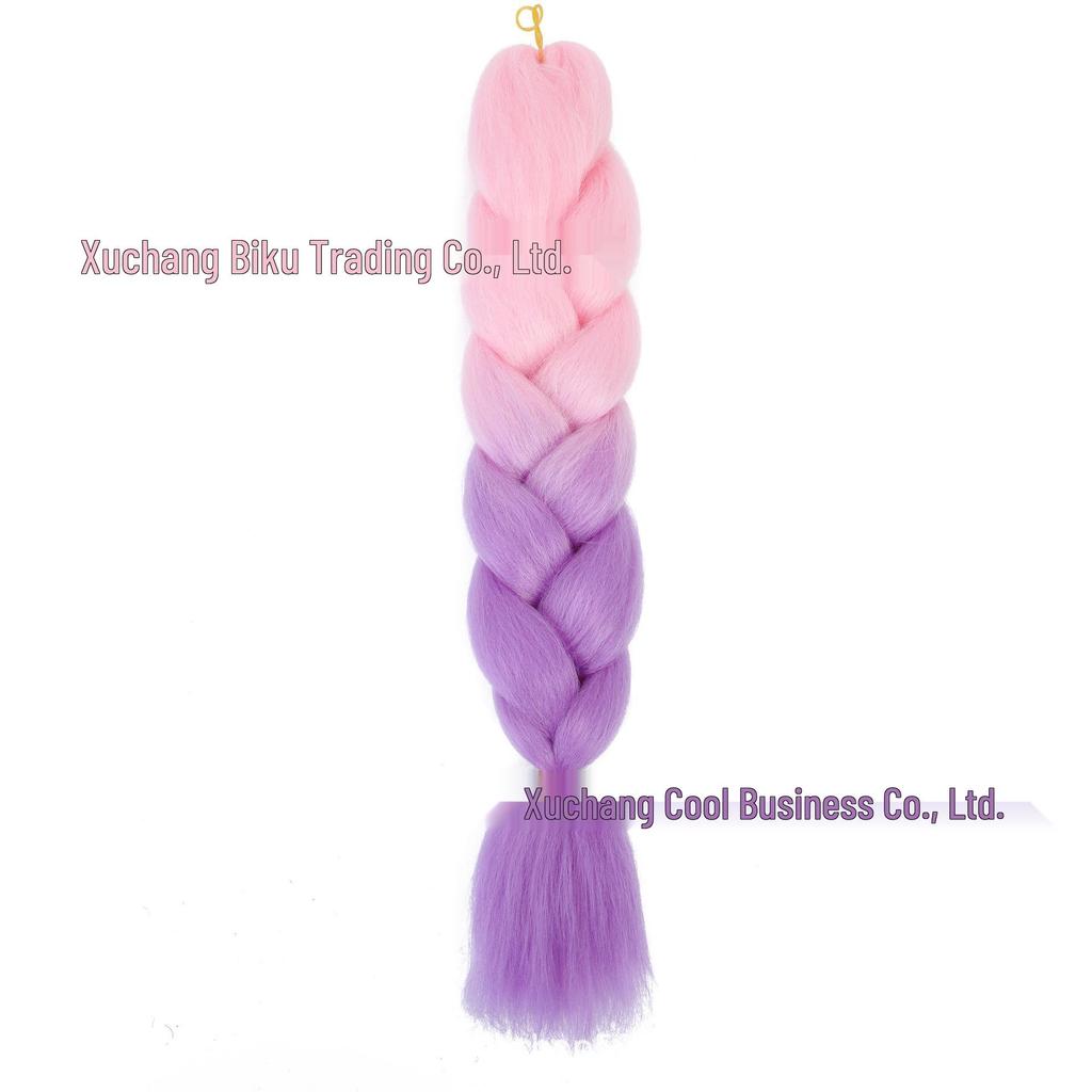 Three, Four, Five-Color Gradient High-Temp Fiber Jumbo Braid Material