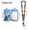 Zootopia Anime Card Holder, Bus & Metro Pass Case With Polyester Lanyard For Students