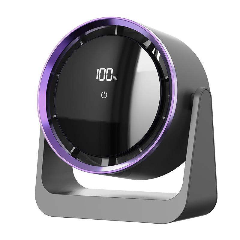 2026 Rechargeable Silent Turbo Fan: Versatile Use for Kitchen, Wall-Mounted or Desktop Plug-in