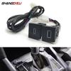 12V/24V Car Dual Type C PD Ports QC3.0 USB Socket Quick Phone Charger Power Adapter for VW Amarok 2011 - 2018 Accessories