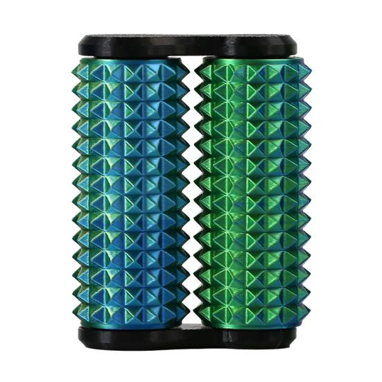 Spiky Grippie Stim Fidget Toy 3D Printed Dual Roller Hand Massager Stress Relief Pain Stimming Tool Bumpy Roller Sensory Toy