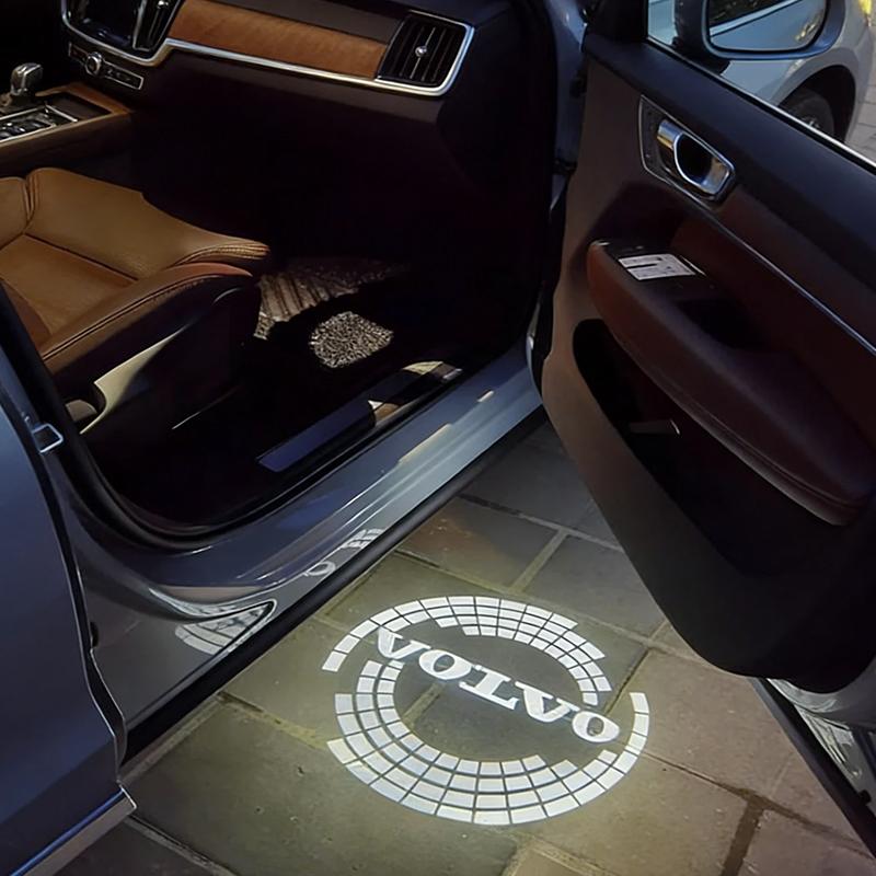 For Volvo S932PCS LED Car Door Logo Projector Welcome Ghost Shadow Light Accessories For Volvo S60 S80 S90 V60 V40 XC60 XC90 XC40 V90 S80