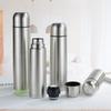 Insulated Vacuum Flask Silver Thermos Coffee Mug Thermal Water Bottle  Travel