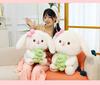 Non-Toxic Kawaii Bunny Bear Plush Toy Cute Rabbit Plush Toy Stuffed Animals Pillows Kids Birthday Christmas Gift For Children Valentine'S Day