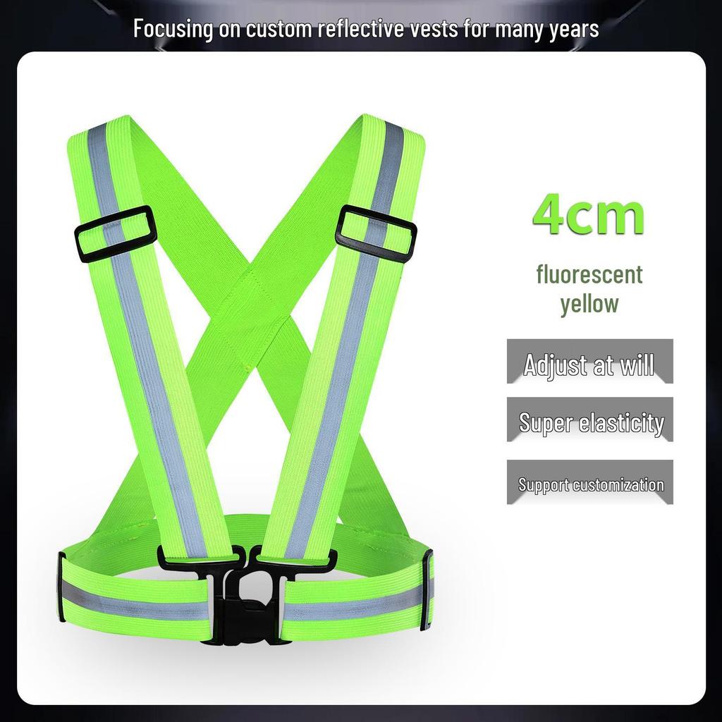 Breathable Reflective Safety Vest for Volunteer Activities and Construction