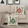 Christmas Pillowcase 45x45cm Decorative Christmas (Joy Red)