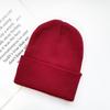 Unisex Warm Winter Beanie Hat, Stretch Knitted Solid Color Cap, Casual Soft Hat for Men and Women, Autumn Winter Cold Weather Headwear