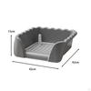 Dog Toilet Litter Box Detachable Heightened Fence Removable Training Potty Tray for Other Pets