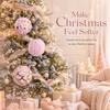 Fluffy Christmas Tree Ornament Set - Festive Ball Pendant Decorations