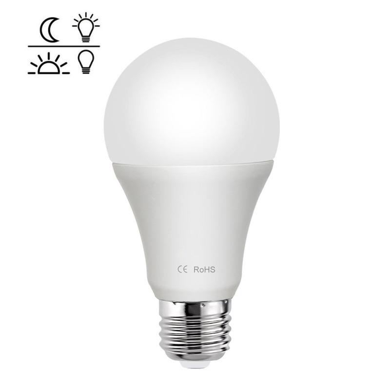 

hot! 85-265V E27 LED Light Sensor Lamp Bulb Automatic Dusk to Dawn Auto ON/OFF Globe LED Light Bulb for 9W