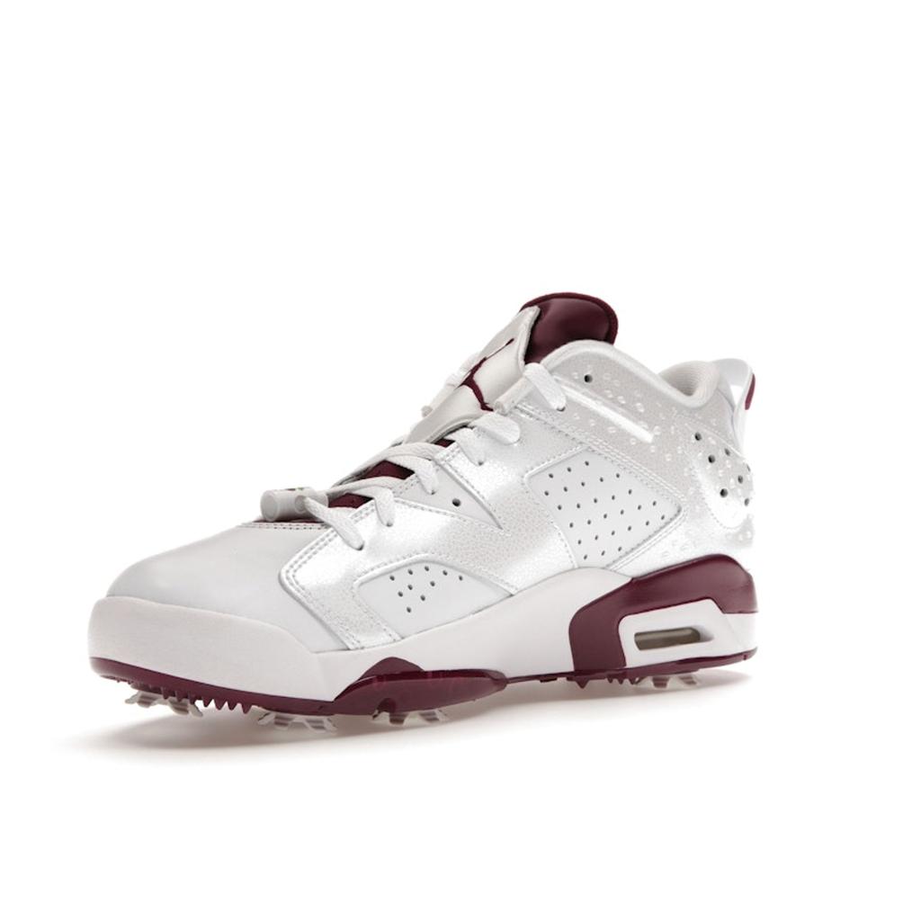 Air Jordan 6 Retro Low Golf NRG Bordeaux Unisex Sneakers White DV6796-116