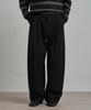WORK ON BODY OFF Arco Semi-Wide Curved Twill Pants [Black]