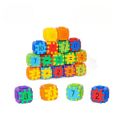 Kinder Würfelblock Bausteine Puzzle Raum Dreidimensionales Denken Trainingsspielzeug Quadratischer Block Baustein Mathematik Lehrmittel