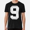 Camiseta Deportiva Vintage Número 9 Talla S a 5XL Hecha en EE. UU.