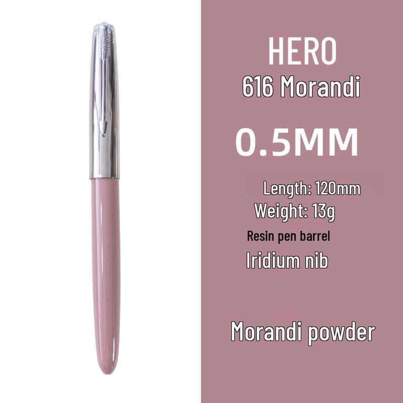 HERO 616 Моранди Ретро Золотой Студенческая Каллиграфическая Чернильная Ручка 0.5mm