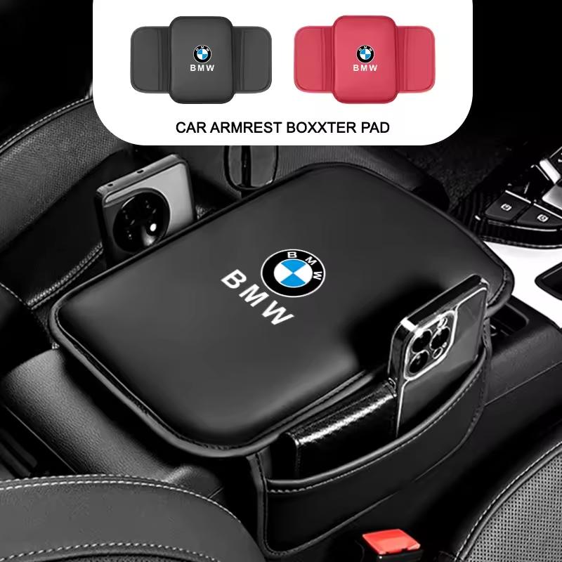 Leder-Armlehnenbox-Kissen mit Memory-Schaumstoff-Schutzhülle für die Mittelkonsole von BMW Performance E46 E90 F10 F30 X3 F20 E46