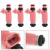 4Pcs Pink 565cc Fuel Injectors For STI WRX Forester 16611-AA370 Car Auto Parts