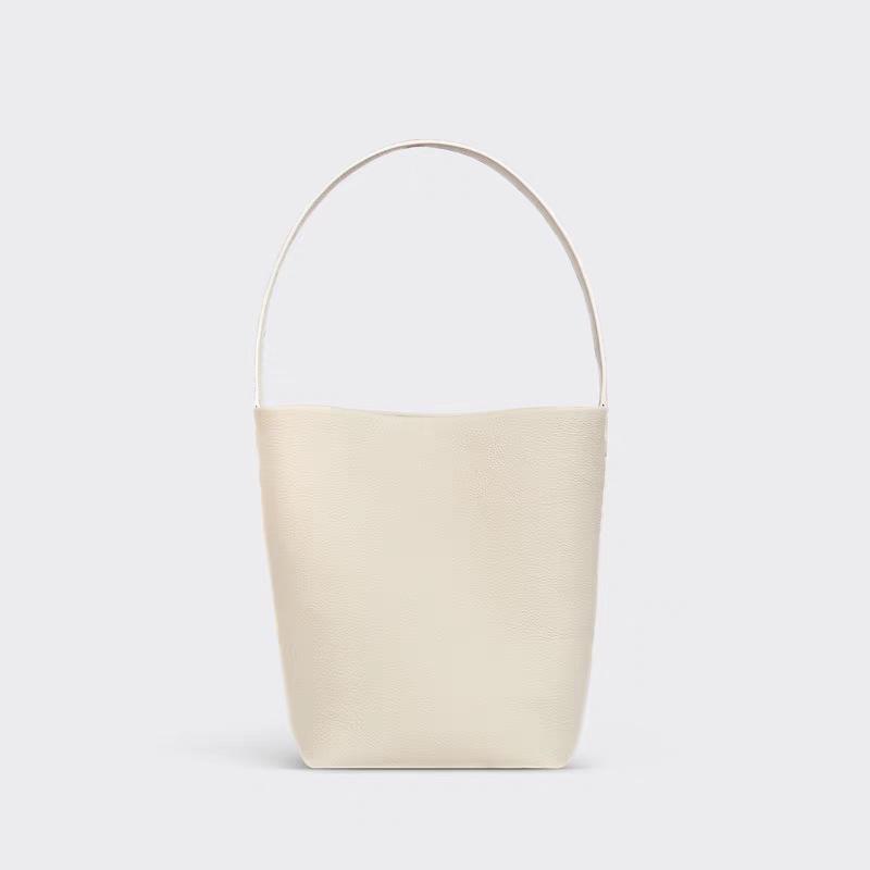 

Сумка-ведро из коровьей кожи The Row Minimalist большой вместимости: Универсальная женская сумка-тоут для поездок на работу и в качестве модного аксессуара Medium