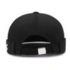 Casquette Dôme Melon Vintage Métal Logo X Casquettes Melon Décontractées Chapeau sans Bord pour Loisirs Streetwear