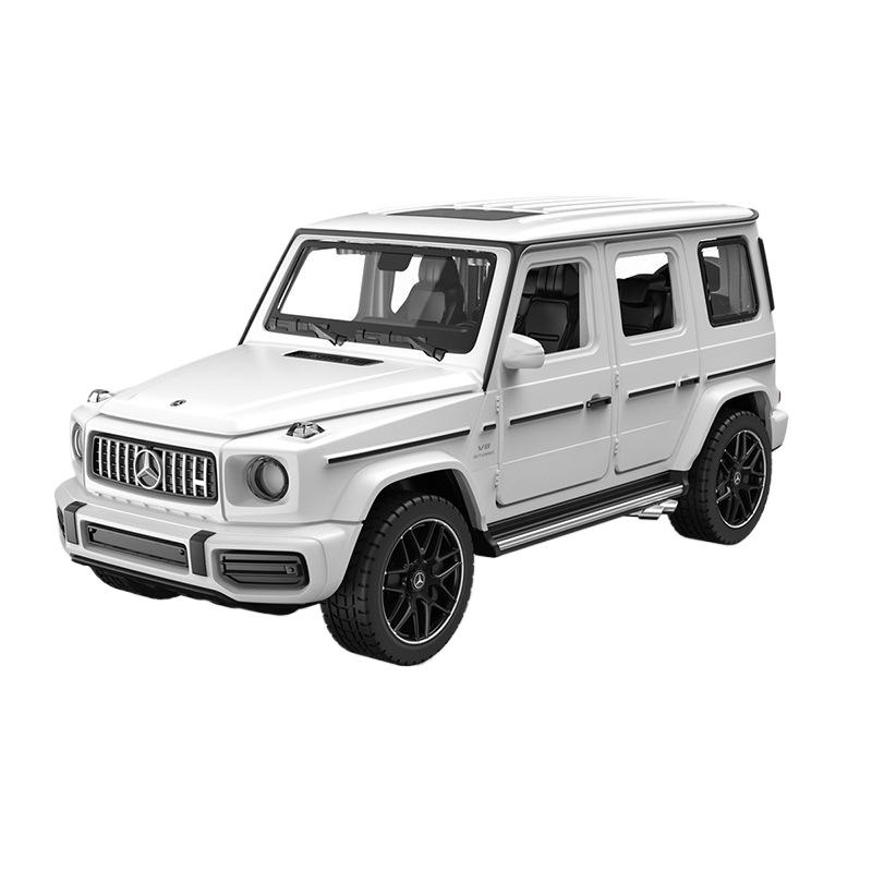 1/32 Benzs G63 SUV Alloy Car Model Diecast Metal Toy Off-road Vehicles Car Model Simulation Sound and Light Collection Kids Gift