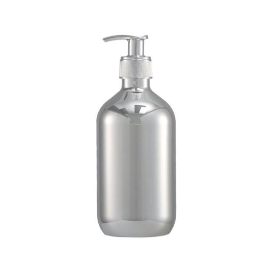 

300ml/500ml Shower Gel Bottle High Durability Large Capacity Leak-proof Polish Surface Multipurpose Good Sealing Plastic Empty Soap Dispenser Shower 300ML срібний