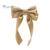 Hairpin Clip French Style Satin Long Ribbon Bow Decor Anti-slip Teeth Smooth Edge Back Head Hair Strong Clamping Force Versatile