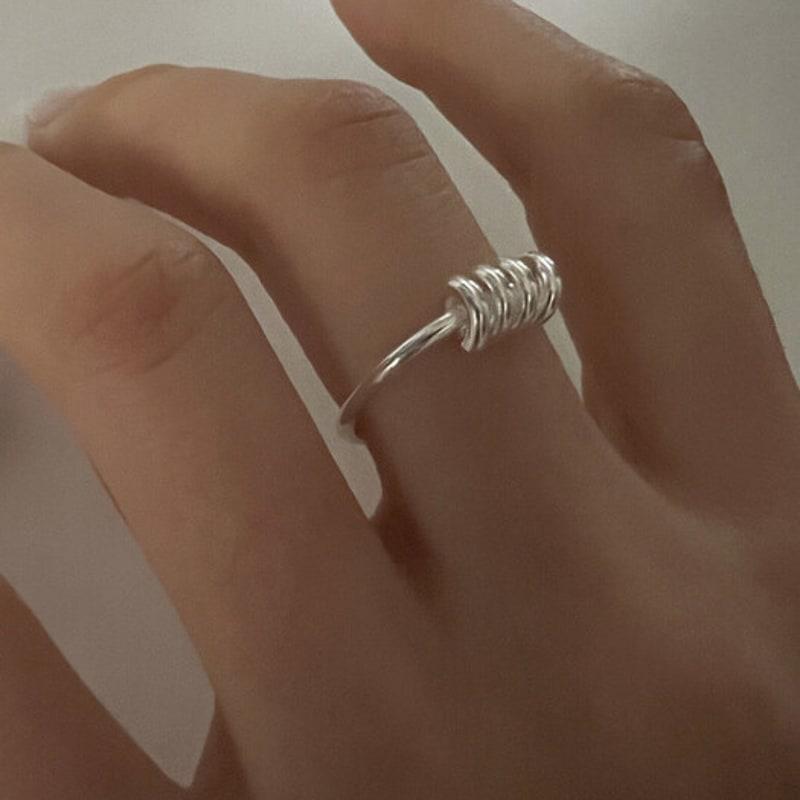 

mosxe [925silver] Thin spring ring silver