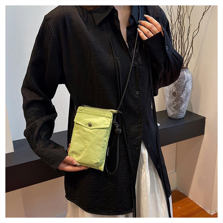 Cool Personality Small Crossbody Small Square Bag Sports Trend Fashion Shoulder Bag Women's Versatile Convenient Mobile Phone Bag