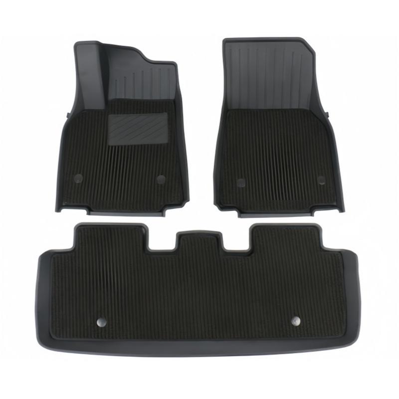 Tesla Model Y TPE Floor and Trunk Mats: Front, Rear, and Accessories for Car Interiors.