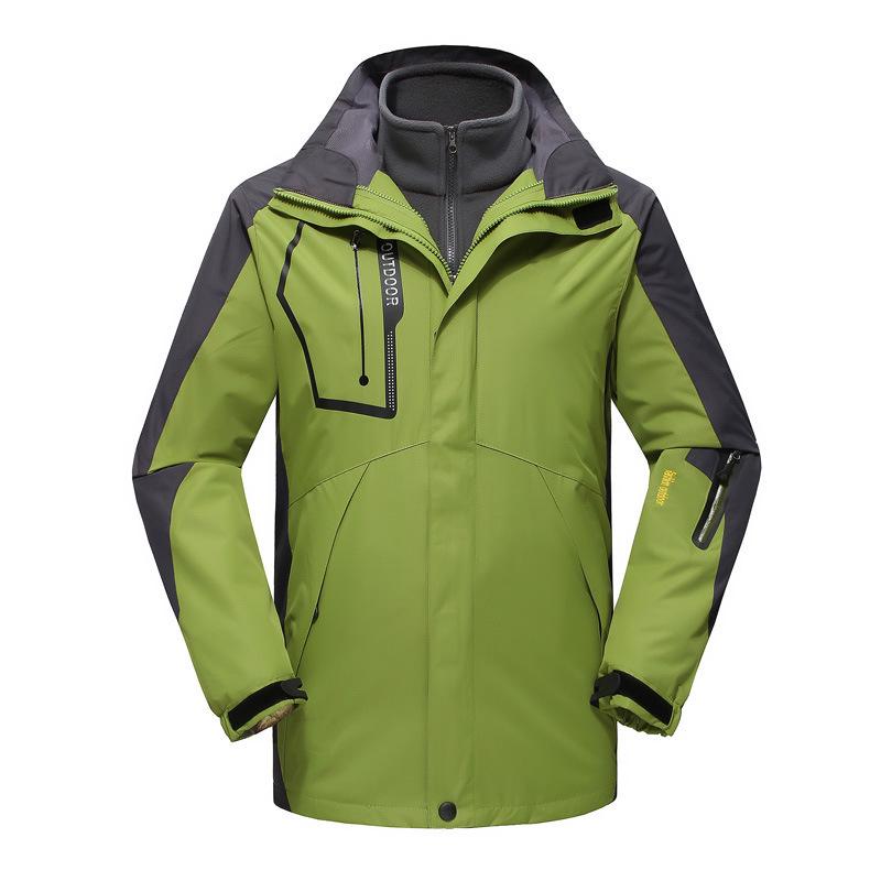 

Grass Green Windbreaker Workwear Set with Printed Logo XL